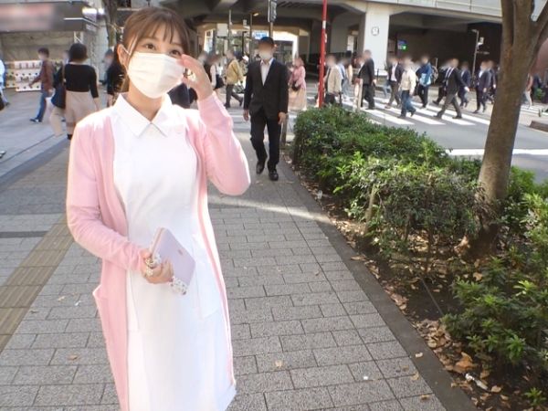 【休憩中のナースを口説いて即ハメ】『ダメ…でも気持ちいい…』お昼休みの看護師さんがストレス発散でホテルSEX！制服のまま乱れまくるエロい喘ぎ声がたまらない！♡
