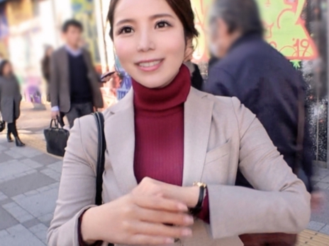 【美脚巨乳お姉さん】ナンパ成功！黒パンスト破いてエチエチなオマ●コに激突き！美乳揺らして感じまくる姿がたまらん！！♡