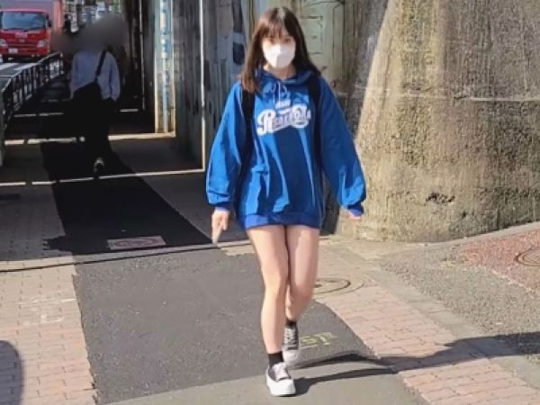 【19歳美尻娘の初挑戦】『デカすぎて入らないかも…』生足が眩しいピチピチ女子がSEX練習でデカチンに挑戦！ウブな反応と美尻がたまらない初体験♡